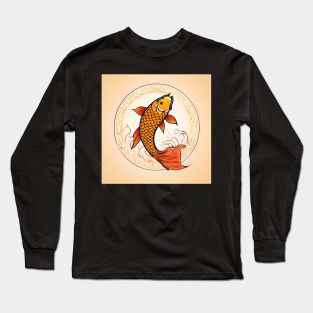 Koi Fish Study Long Sleeve T-Shirt